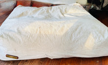 Load image into Gallery viewer, Feather Dog Bed in Cotton Canvas