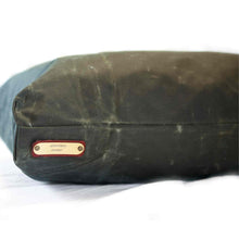 Load image into Gallery viewer, Fireside hound small dog bed in green on a white background