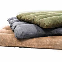 Load image into Gallery viewer, Pile of three Fireside Hound dog crate beds on a white background.