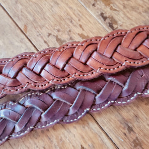 The Hamilton - Braided and Stitched Dog Collar