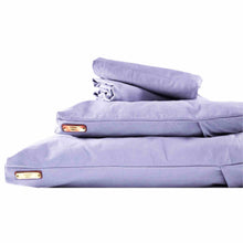 Load image into Gallery viewer, Fireside Hound purple dog bed cover on a white background
