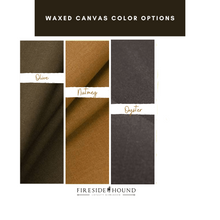 Load image into Gallery viewer, Fireside Hound waxed canvas dog bed cover color options
